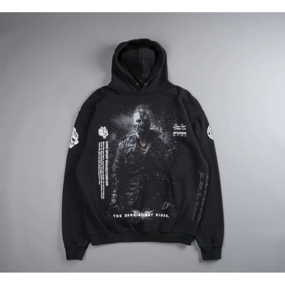 Darc Sport Batman Bane Born in Darcness Hoodie size M brand New